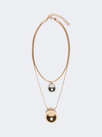 Collar de metal Pasticcino Bag, dorado