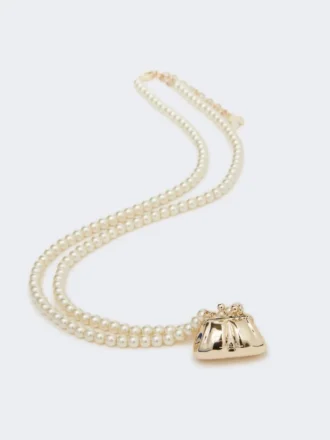 Collar gargantilla con colgante Pasticcino, dorado