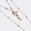Collar metálico «Abissi» con pedrería, dorado Collar metálico «Abissi» con pedrería, dorado