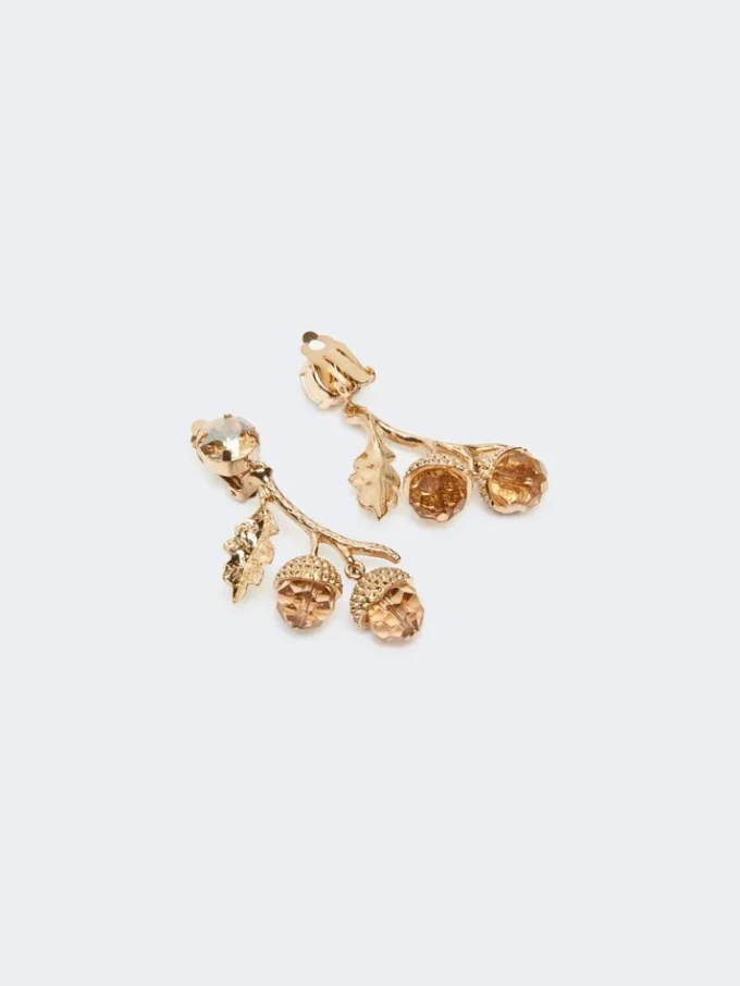 Conjunto con dijes y cristales, dorado Conjunto con dijes y cristales, dorado