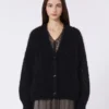Cárdigan de mohair, negro
