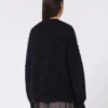 Cárdigan de mohair, negro