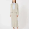 Cárdigan de punto de cachemira, beige