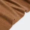 Estola de color camel con monograma bordado, camel Estola de color camel con monograma bordado, camel