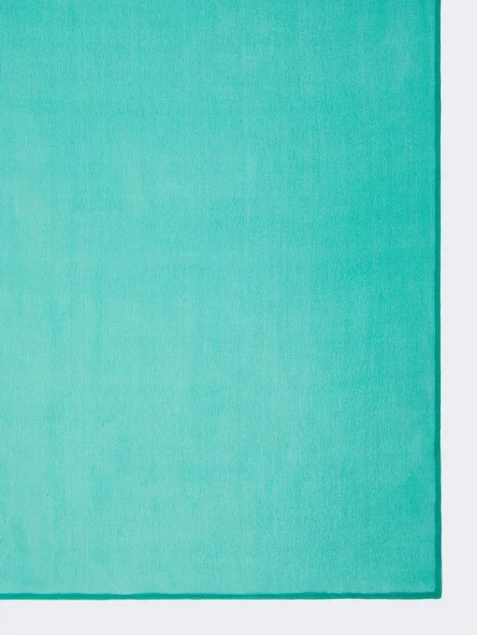 Estola de georgette de seda, verde Estola de georgette de seda, verde