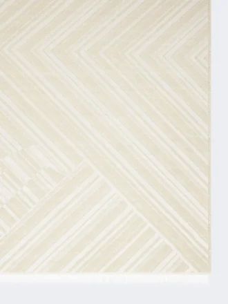 Estola de jacquard de lana y seda, color paloma Estola de jacquard de lana y seda, color paloma