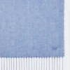 Estola de lino con flecos, azul claro Estola de lino con flecos, azul claro