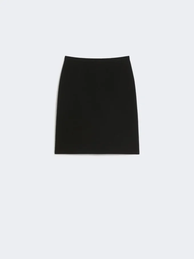 Falda corta de cady, negra Falda corta de cady, negra