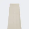 Falda de hilo de cachemira con motivo Argyle, beige