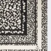 Fular de sarga de seda estampado, negro Fular de sarga de seda estampado, negro
