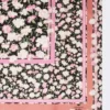 Fular de sarga de seda estampado, rosa Fular de sarga de seda estampado, rosa