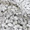 Fular de seda estampado, blanco óptico Fular de seda estampado, blanco óptico