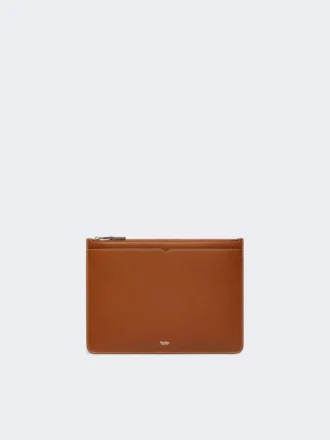 Funda de cuero para tableta, marrón ámbar