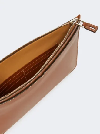 Funda de cuero para tableta, marrón ámbar