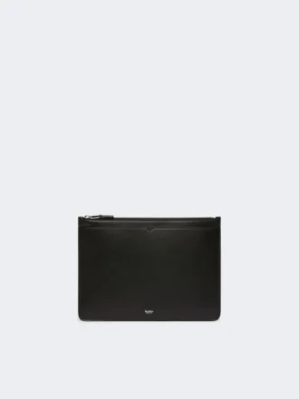 Funda de cuero para tableta, negra