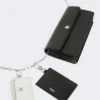 Funda de piel para móvil, negra Funda de piel para móvil, negra