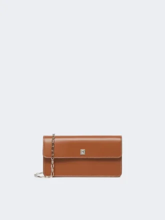 Funda para móvil de piel, marrón ámbar