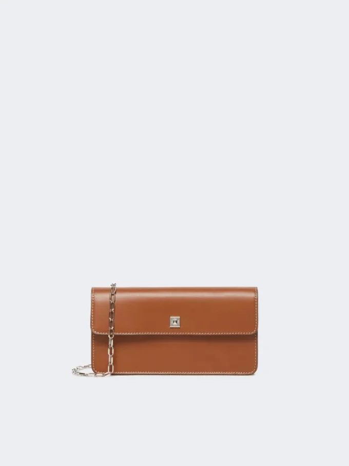 Funda para móvil de piel, marrón ámbar Funda para móvil de piel, marrón ámbar