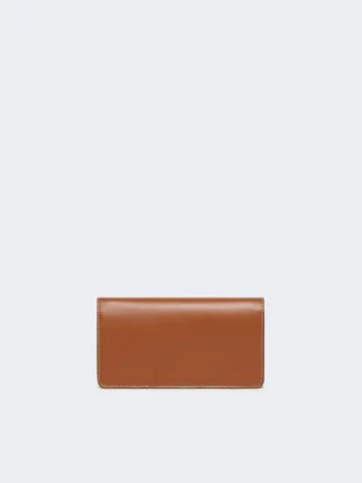 Funda para móvil de piel, marrón ámbar