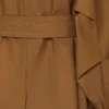 Gabardina de sarga repelente al agua con doble botonadura, color tabaco Gabardina de sarga repelente al agua con doble botonadura, color tabaco