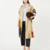 Gabardina estampada repelente al agua, piel de orient Gabardina estampada repelente al agua, piel de orient