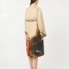 Gabardina estampada repelente al agua, piel de orient Gabardina estampada repelente al agua, piel de orient