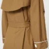 Gabardina oversize de sarga repelente al agua, marrón Gabardina oversize de sarga repelente al agua, marrón
