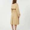 Gabardina reversible de gabardina repelente al agua, color beige Gabardina reversible de gabardina repelente al agua, color beige