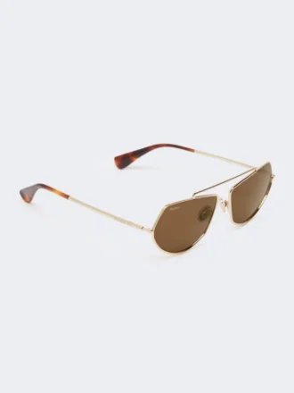 Gafas de sol cuadradas, marrones