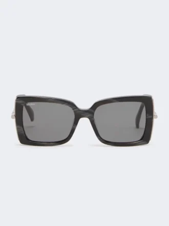 Gafas de sol cuadradas, negras