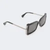 Gafas de sol cuadradas, negras Gafas de sol cuadradas, negras