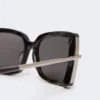 Gafas de sol cuadradas, negras Gafas de sol cuadradas, negras