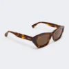 Gafas de sol cuadradas y llamativas, color marrón bronce rojizo Gafas de sol cuadradas y llamativas, color marrón bronce rojizo