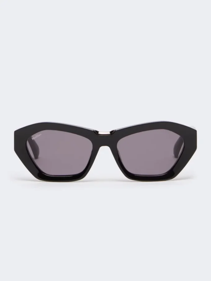 Gafas de sol cuadradas y llamativas, negras