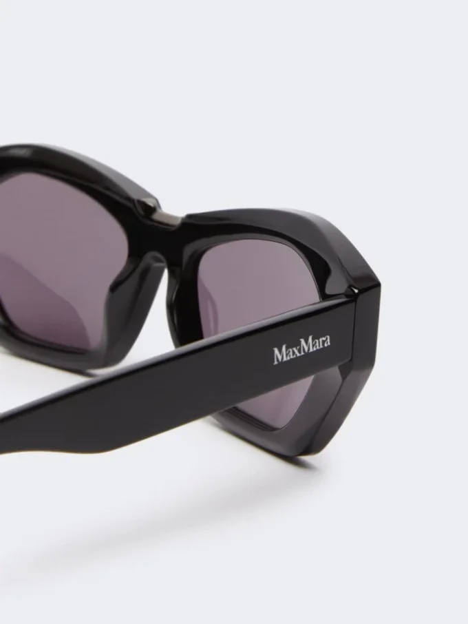 Gafas de sol cuadradas y llamativas, negras