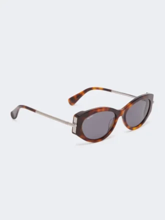 Gafas de sol ovaladas, color marrón bronce rojizo