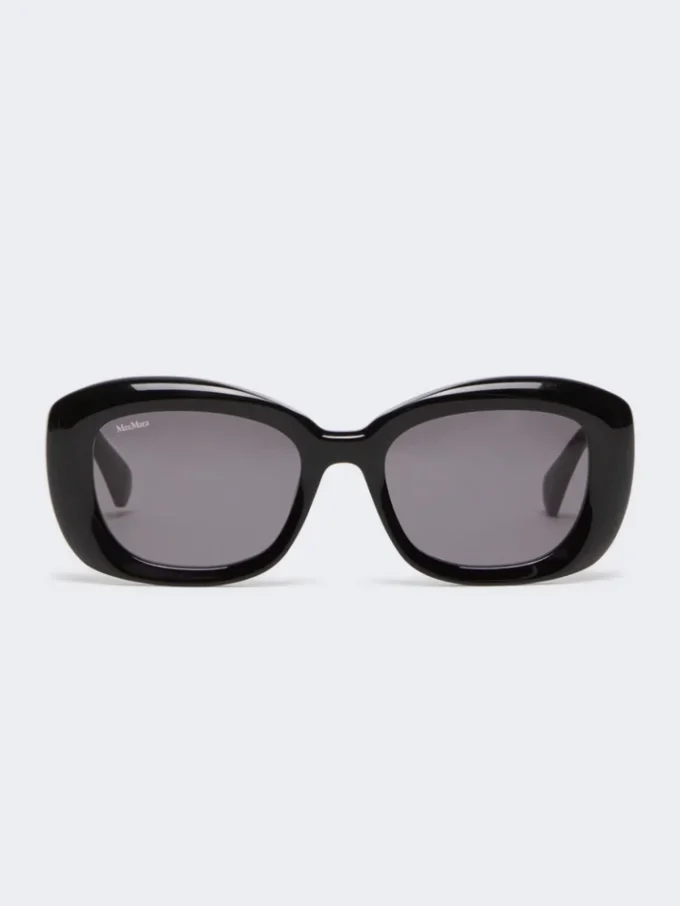 Gafas de sol ovaladas oversize, negras Gafas de sol ovaladas oversize, negras