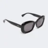 Gafas de sol ovaladas oversize, negras Gafas de sol ovaladas oversize, negras