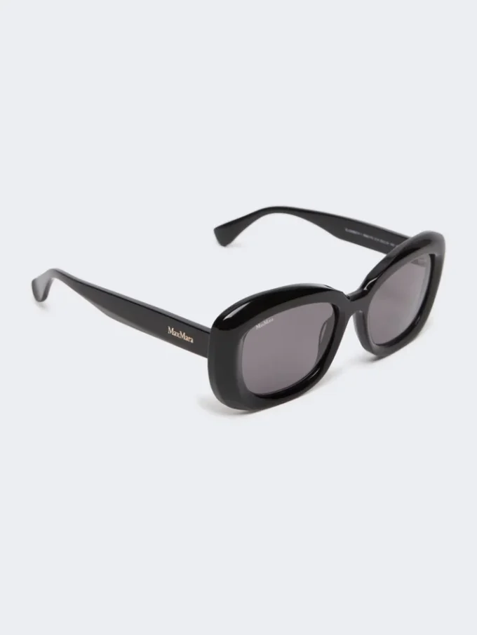 Gafas de sol ovaladas oversize, negras Gafas de sol ovaladas oversize, negras