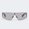 Gafas de sol tipo shield, negras Gafas de sol tipo shield, negras