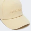 Gorra de béisbol de lona, beige