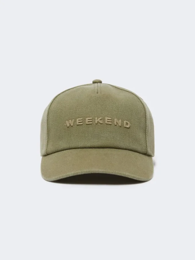 Gorra de béisbol de lona, color caqui Gorra de béisbol de lona, color caqui