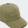 Gorra de béisbol de lona, color caqui Gorra de béisbol de lona, color caqui