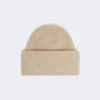 Gorro de cachemira de punto elástico, color beige Gorro de cachemira de punto elástico, color beige