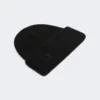 Gorro de cachemira de punto elástico, negro Gorro de cachemira de punto elástico, negro