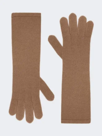 Guantes de cachemira, color camel