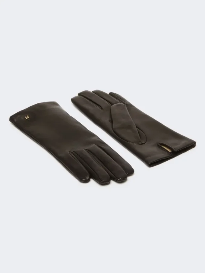 Guantes de piel napa, negros Guantes de piel napa, negros
