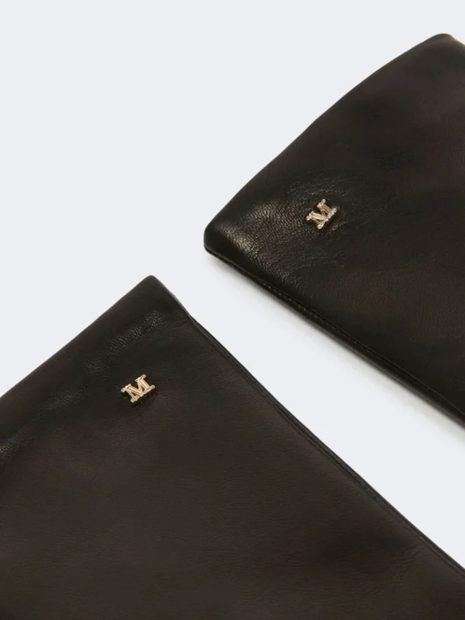 Guantes de piel napa, negros Guantes de piel napa, negros