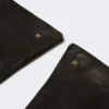 Guantes largos de piel napa, negros Guantes largos de piel napa, negros