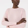 Jersey básico de lana y cachemira, rosa Jersey básico de lana y cachemira, rosa